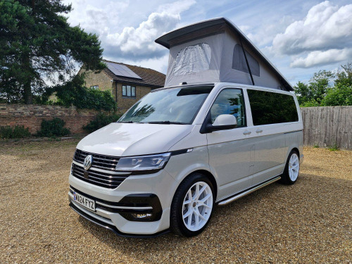 Volkswagen Camper T6.1 TDI 150PS DSG HIGHLINE DIESEL HEATER SOLAR KIT RIB BED DELIVERY MILES