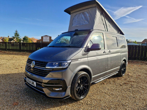 Volkswagen Camper T6.1 2.0 TDI 110PS HIGHLINE DIESEL HEATER SOLAR KIT RIB BED LED HEADLIGHTS