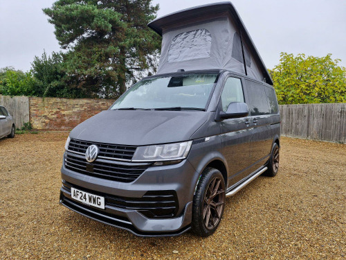 Volkswagen Camper  T6.1 TDI 110PS TAILGATE DIESEL HEATER SOLAR KIT RIB BED DELIVERY MILES LUXU