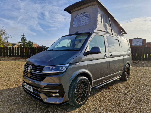 Volkswagen Camper  T6.1 TDI 150PS DSG HIGHLINE DIESEL HEATER SOLAR KIT RIB BED DELIVERY MILES 