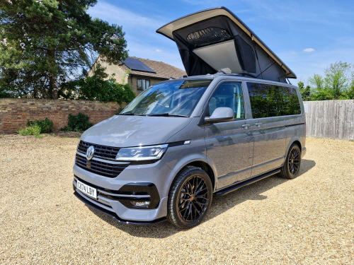 Volkswagen Camper T6.1 2.0 TDI 110PS HIGHLINE DIESEL HEATER SOLAR KIT RIB BED LED HEADLIGHTS