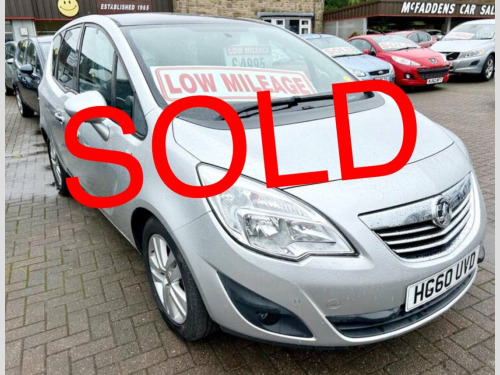 Vauxhall Meriva  1.4 T 16V SE **ONLY 27,000 MILES FROM NEW WITH FULL SERVICE HISTORY**