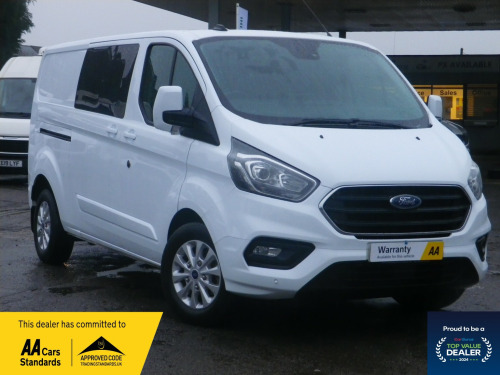 Ford Transit  2.0 Transit Custom Limited DCiV 320 L2 2.0L EcoBlue 130PS FWD 6 Speed Autom 