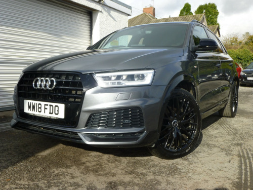Audi Q3  AUDI Q3 2.0 TDI 150 BHP QUATTRO BLACK EDITION EURO6 ULEZ SUV