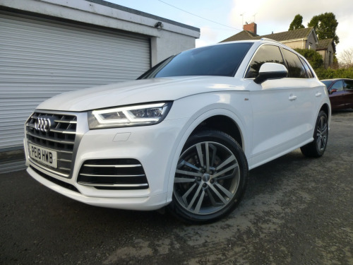 Audi Q5  NEW SHAPE 2.0 TDI 187 BHP QUATTRO S LINE+ 7SPD S-TRONIC EURO6 ULEZ SUV 