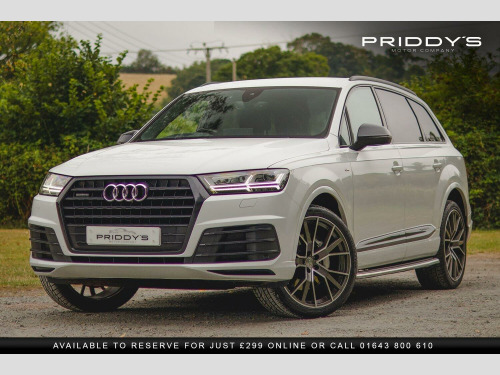 Audi Q7  3.0 TDI V6 S line - 7 stamp service portfolio - Heads up display - Luxury c