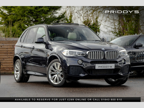 BMW X5 X5 3.0 X5 xDrive40d M Sport - 7 seats, pano roof, heated wheel, Ivory White an 
