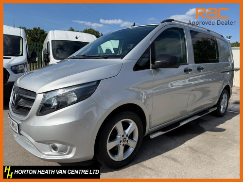 Mercedes-Benz Vito 2.1 114 CDI 6 SEAT CREW VAN-FULL LEATHER-TAILGATE-AC-NAV-REV CAM-SPORT KIT