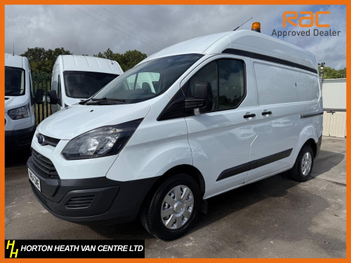 Ford Transit Custom  2.2 TDCi 290 100BHP L1H2 SWB HIGH ROOF-AIR CON-LOW MILES-RACKING