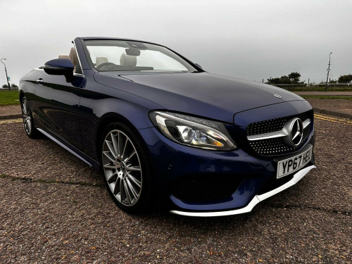 Mercedes-Benz C-Class  2.1 C250d AMG Line (PREMIUM PLUS) Cabriolet G-Tronic+ Euro 6 (s/s) 2dr