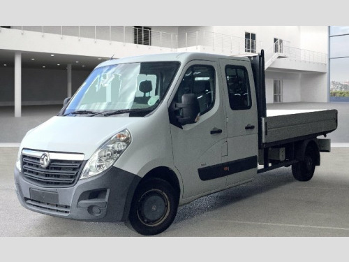 Vauxhall Movano  Dropside Crew Can 2.3 CDTi 3500 LOW MILES 13k!!