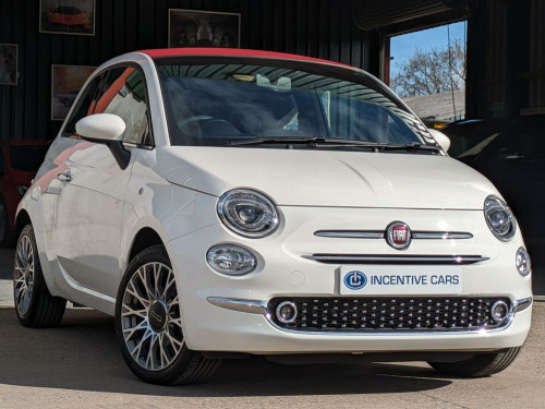 Fiat 500C  1.2 69hp Star Convertible automatic. 1 OWNER. ONLY 2308 MILES AND 3 DEALER 