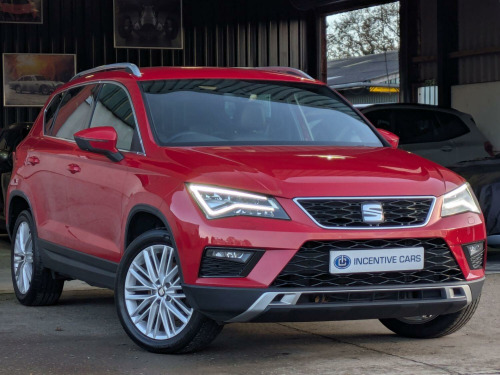 SEAT Ateca  2.0 TDI XCELLENCE 4Drive. 2 OWNERS. BIG SPEC. HEATED LEATHER. SAT NAV. SERV