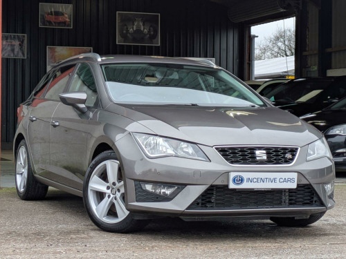 SEAT Leon  2.0 TDI FR SPORT TOURER. 2 OWNERS. Â£35 ROAD TAX. PARKING SENSORS.