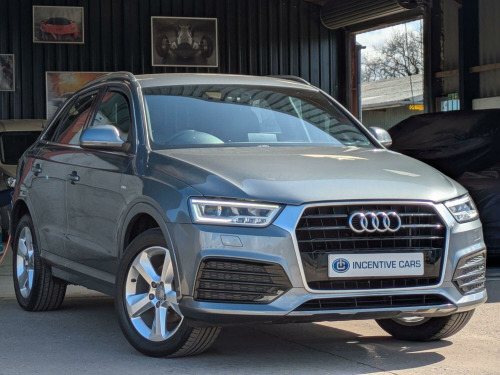 Audi Q3  2.0 TDI S line manual. HIGH SPEC. HEATED LEATHER. SAT NAV. PARK SENSORS. 2 