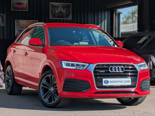 Audi Q3  2.0 TDI S line Plus. SAT NAV. 19 ALLOYS. PARKING SENSORS. JUST SERVICED.