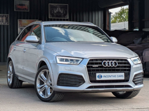 Audi Q3  2.0 TDI S line Plus quattro. REAR CAMERA. SAT NAV. 19 ALLOYS. PARKING SENSO