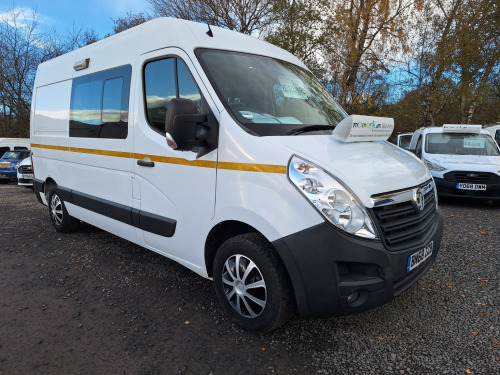 Vauxhall Movano  2.3 CDTi 3500 MWB COMBI CREW WELFARE MESS VAN 