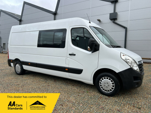 Vauxhall Movano  2.3 CDTi 3500 Crew Cab 