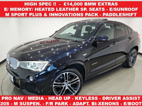 BMW X4  3.0 30d M Sport SUV 5dr Diesel Auto xDrive Euro 6 