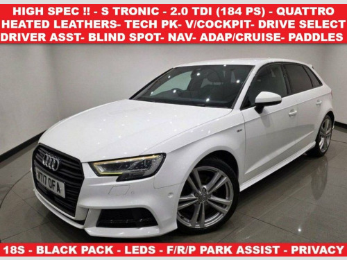 Audi A3  2.0 TDI S line Sportback 5dr Diesel S Tronic Auto 