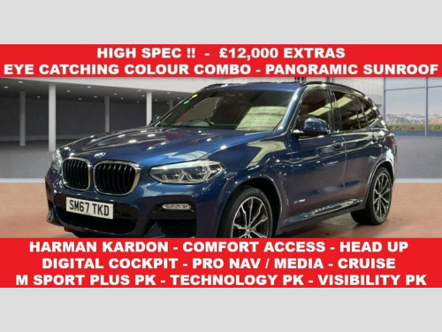 BMW X3  3.0 30d M Sport SUV 5dr Diesel Auto xDrive Euro 6 