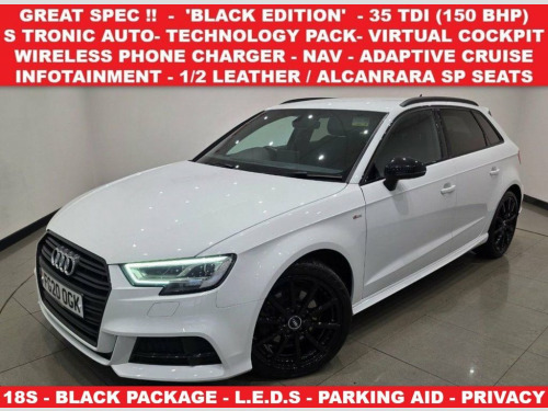 Audi A3  2.0 TDI 35 Black Edition Sportback 5dr Diesel S Tr