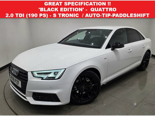 Audi A4  2.0 TDI Black Edition Saloon 4dr Diesel S Tronic q