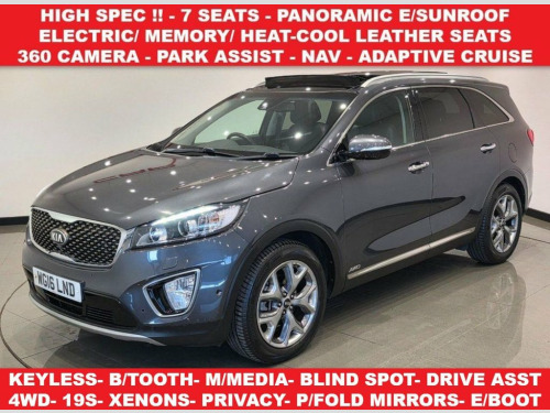 Kia Sorento  2.2 CRDi KX-4 SUV 5dr Diesel Auto AWD Euro 6 (197  