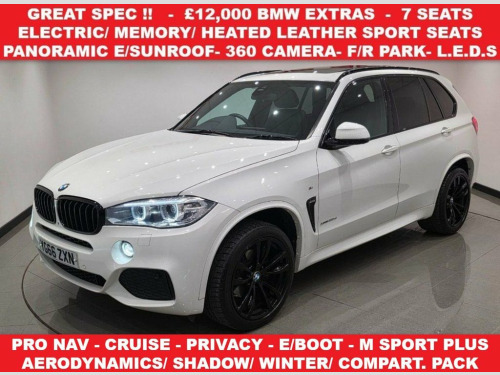 BMW X5  3.0 30d M Sport SUV 5dr Diesel Auto xDrive Euro 6  