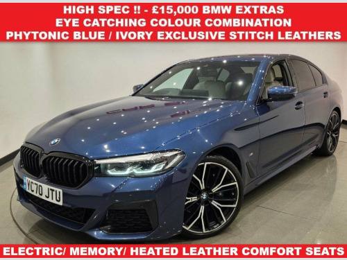 BMW 5 Series  2.0 520d MHT M Sport Saloon 4dr Diesel Hybrid Step 
