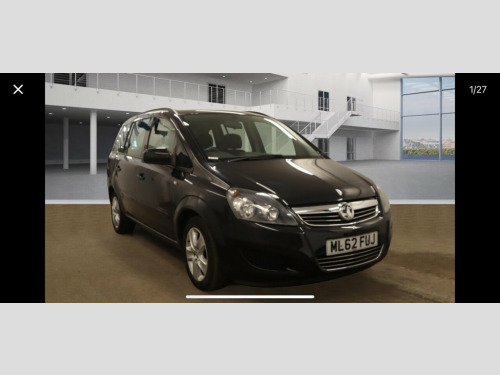 Vauxhall Zafira  1.6 16V Exclusiv MPV 5dr Petrol Manual Euro 5 (115