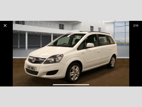 Vauxhall Zafira  1.8 16V Exclusiv MPV 5dr Petrol Manual Euro 5 (120