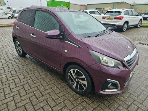 Peugeot 108  1.2 VTi PureTech Allure  5 DOOR MANUAL PETROL IN PURPLE