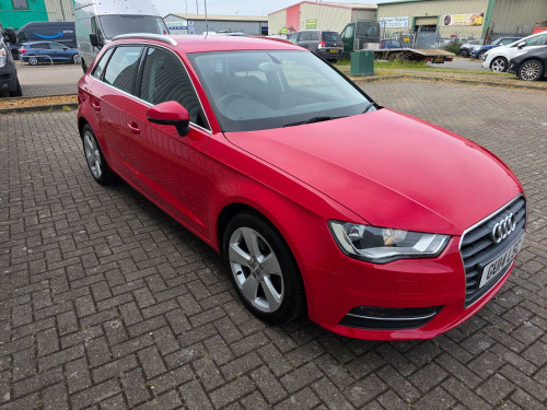 Audi A3  2.0 TDI Sport 5 DOOR MANUAL DIESEL IN RED