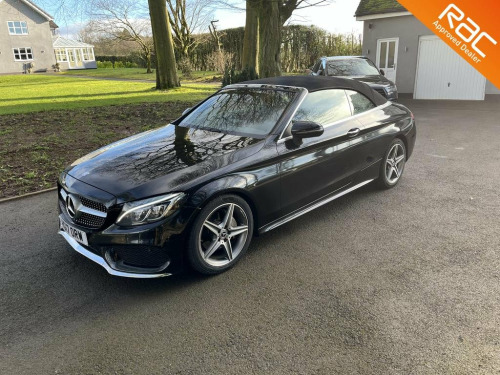 Mercedes-Benz C-Class  2.1 C220d AMG Line,black lth heated seats,sat nav,fsh