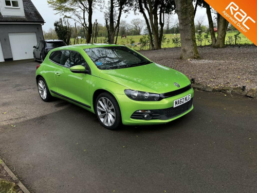 Volkswagen Scirocco  2.0 TSI GT,BLACK LTH,SAT NAV,FSH