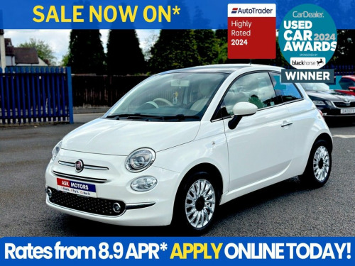 Fiat 500  1.2 LOUNGE 3d 69 BHP PANORAMIC ROOF 