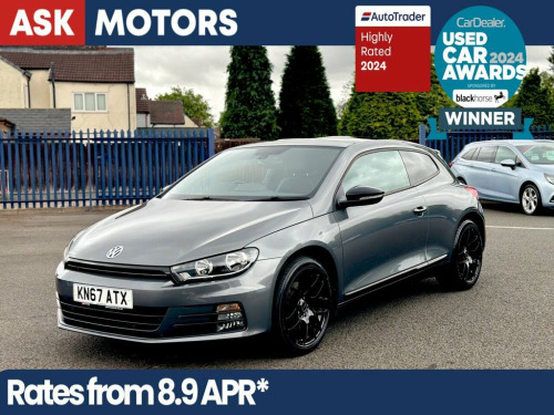 Volkswagen Scirocco  2.0 GT BLACK EDITION TDI DSG BMT 2d 182 BHP