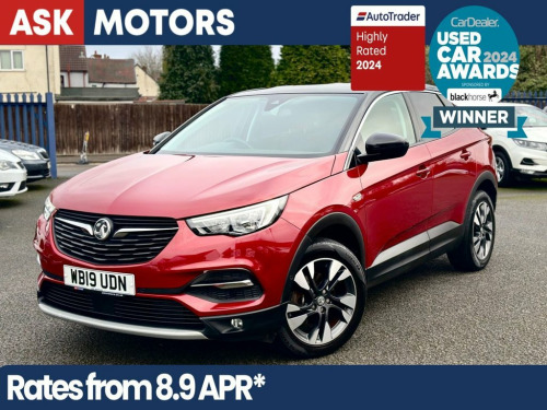 Vauxhall Grandland X  1.2 Turbo GPF Sport Nav SUV 5dr Petrol Manual Euro