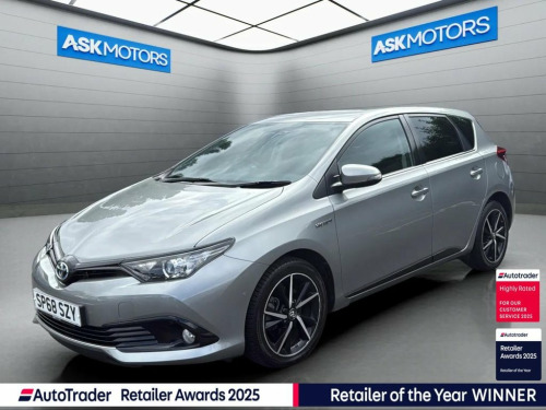 Toyota Auris  1.8 VVT-h Design Hatchback 5dr Petrol Hybrid CVT E