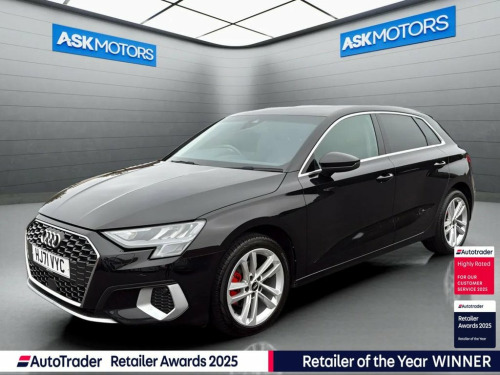 Audi A3  1.0 TFSI 30 Sport Sportback 5dr Petrol Manual Euro