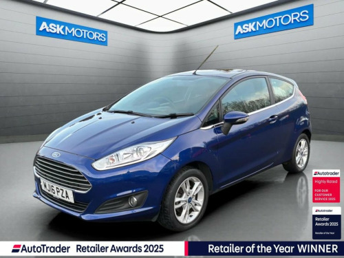 Ford Fiesta  1.25 Zetec Hatchback 3dr Petrol Manual Euro 6 (82  