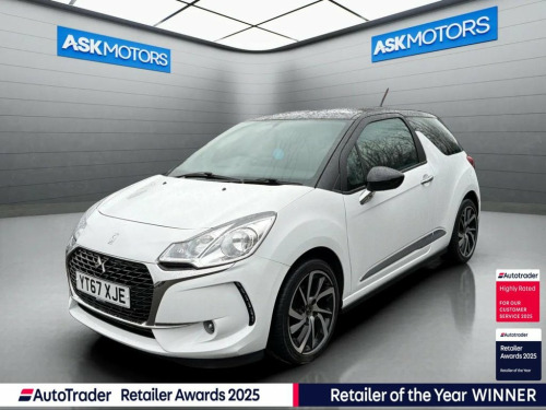 DS DS 3  1.2 PureTech Connected Chic Hatchback 3dr Petrol M 