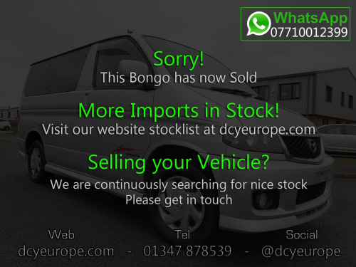 Mazda Bongo Japanese Import