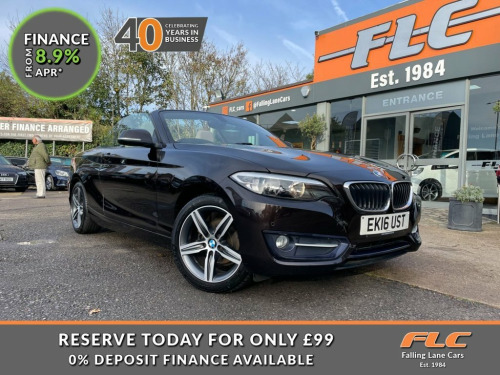 BMW 2 Series  2.0 218d Sport Convertible 2dr Diesel Manual Euro 