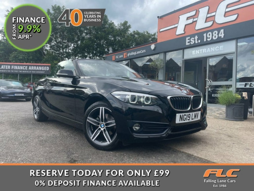 BMW 2 Series  2.0 218d Sport Convertible 2dr Diesel Manual Euro 