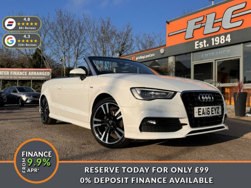 Audi A3 Cabriolet  1.4 TFSI CoD S line Convertible 2dr Petrol S Troni 