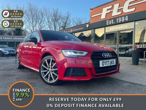 Audi A3  2.0 TFSI Black Edition Sportback 5dr Petrol Manual 