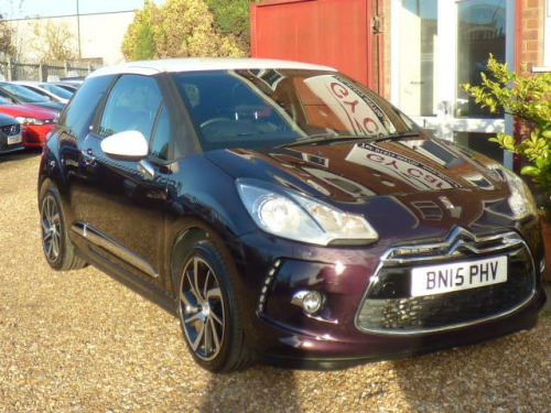Citroen DS3  1.2 PureTech DStyle Plus £20 ROAD TAX,15 MONTHS WARRANTY,12 MONTHS MOT 